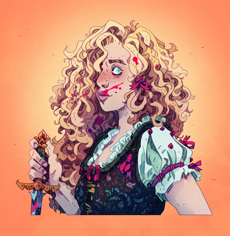 「A quick try at Daisy Thistleheart played」|Will Kirkbyのイラスト