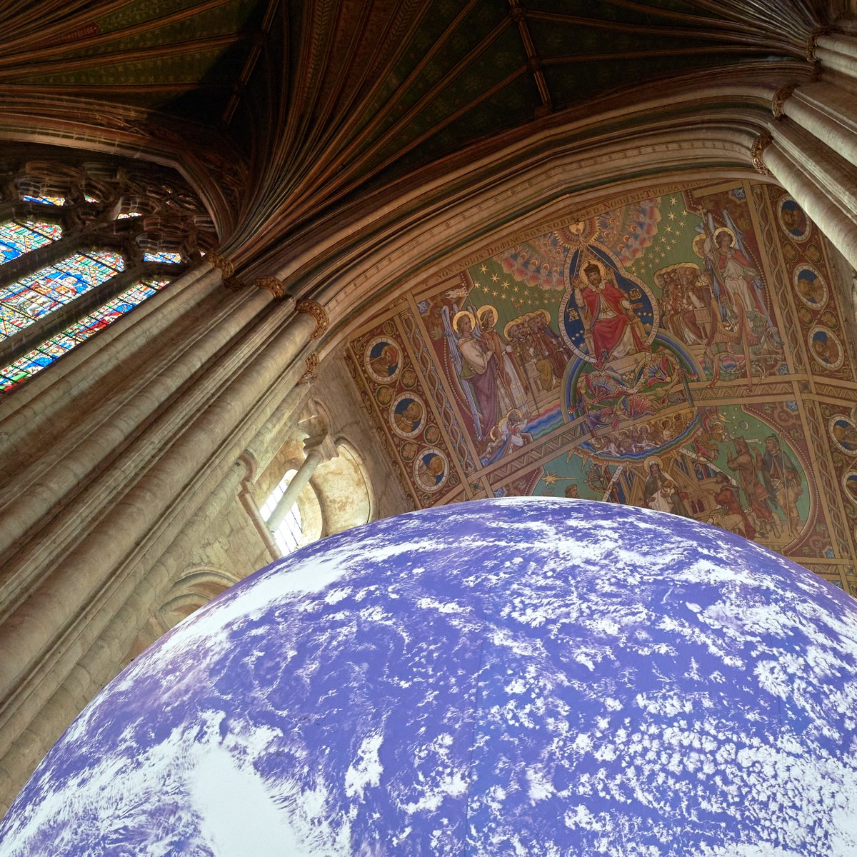 Ely Cathedral. #elycathedral #cathedral #architecture #earth #paintedceiling  #medievalarchitecture