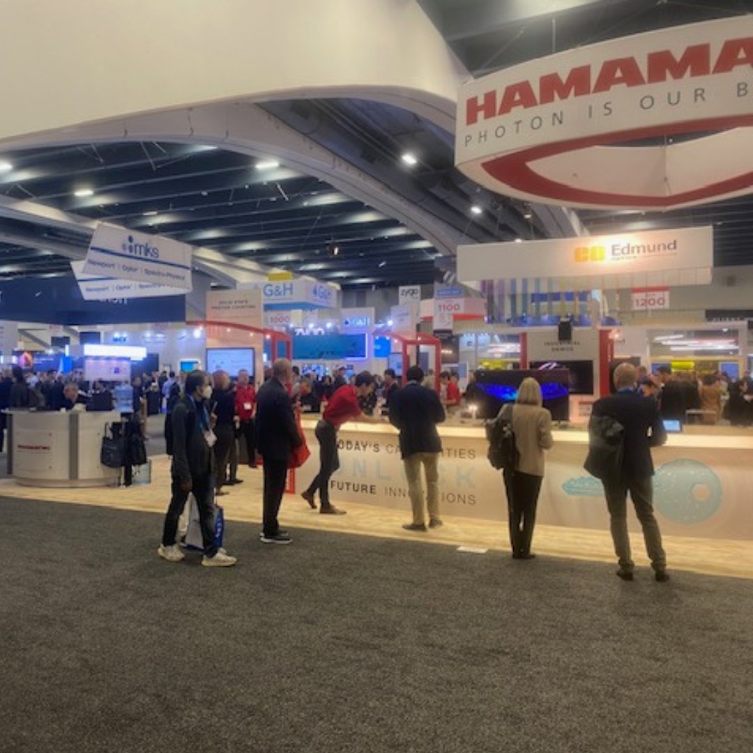 HamamatsuPhoton's tweet photo. We're excited for another great day at #PhotonicsWest! Have you visited #VisionSuite yet? 😎 Follow the arrows to Room 111, North Lobby, and look for the red carpet to get an exclusive experience that showcases the future of #photonics.💡
See you there! https://t.co/KRE8LtSGzD https://t.co/YiOyvPdiVn