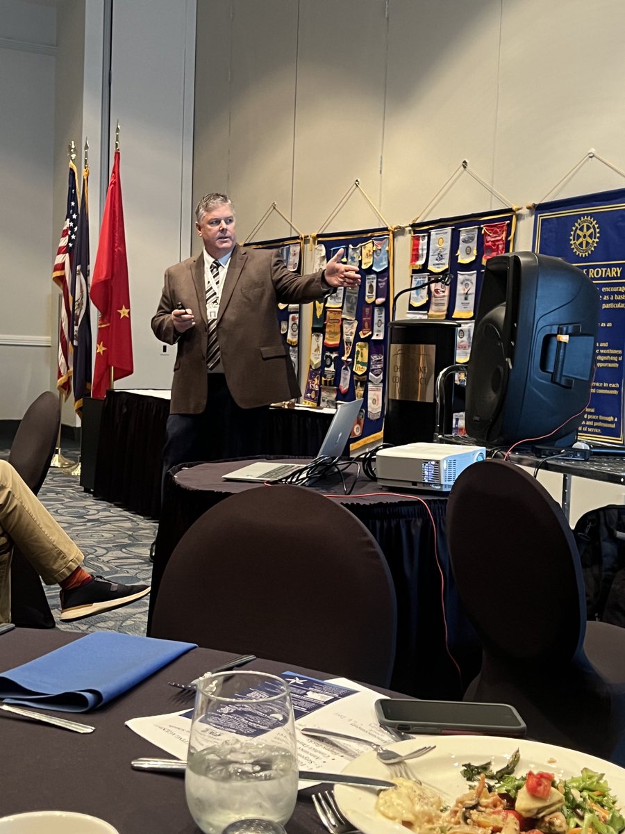drjcotton's tweet photo. Had a great time presenting to the Chesapeake Rotary this afternoon. I was able to share all the great accomplishments of our ⁦amazing ⁦@CPSFACE⁩ team! Thanks to Board Member ⁦@drbnwalker⁩ for her assistance. ⁦@cpschoolsva⁩ ⁦@andreavail07⁩ https://t.co/djj4YwTkhS