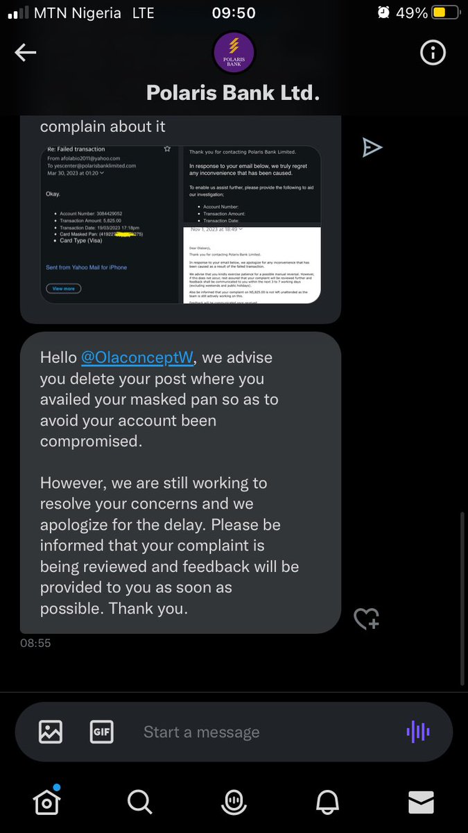 OlaconceptW's tweet photo. @PolarisBankLtd @MyFCMB @Justrite_ng @cenbank on the 19th March 2023 I was at justrite supermarket alaguntan which I use my Polaris bank debit card using one of their terminal pos which happen to be fcmb pos machine I was debited 5,825 which till date I never see reversal https://t.co/Sirj19TxKw