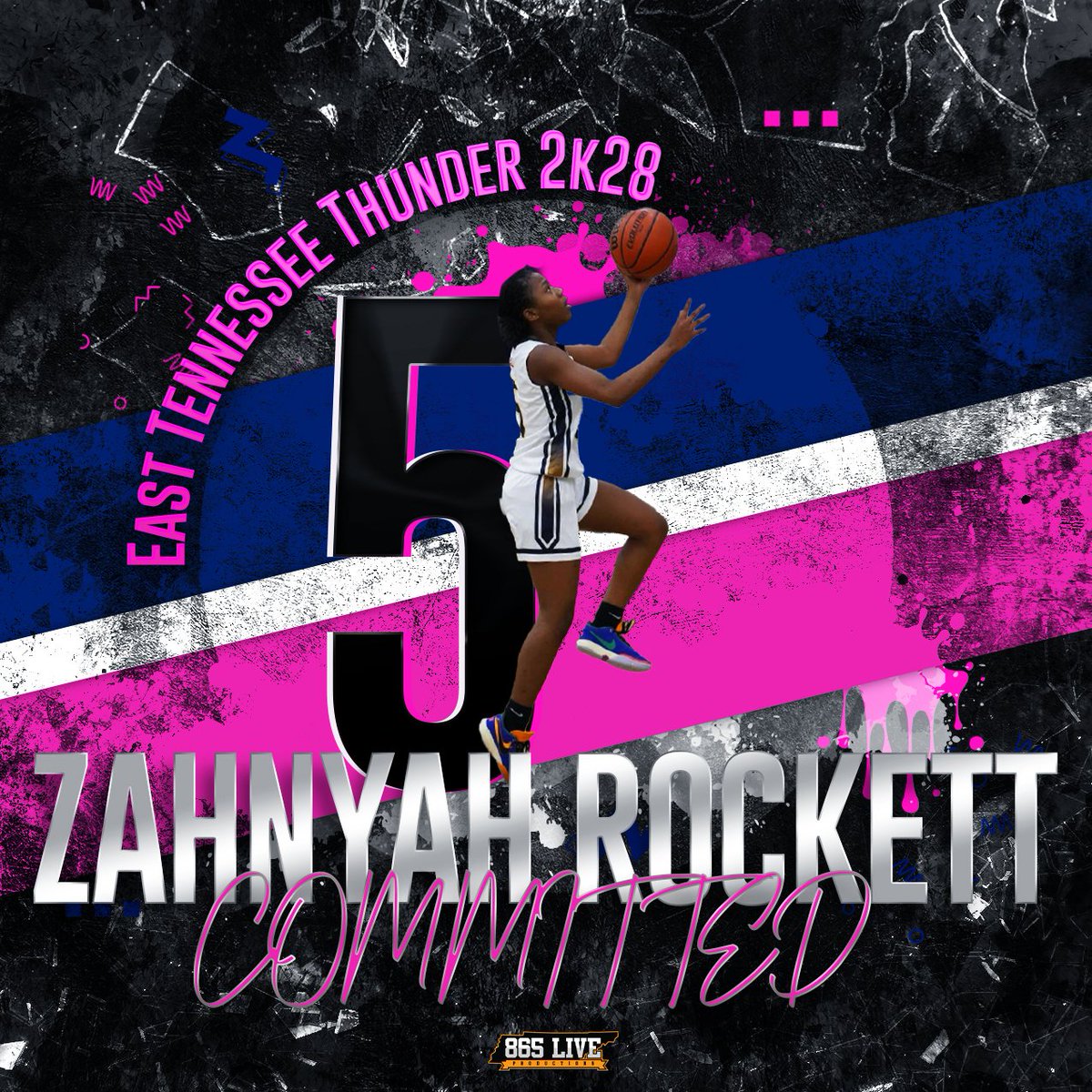 Welcome to the ETA THUNDER 2K28 TEAM!!! 
Zahnyah Rockett "Seymour Jr High"