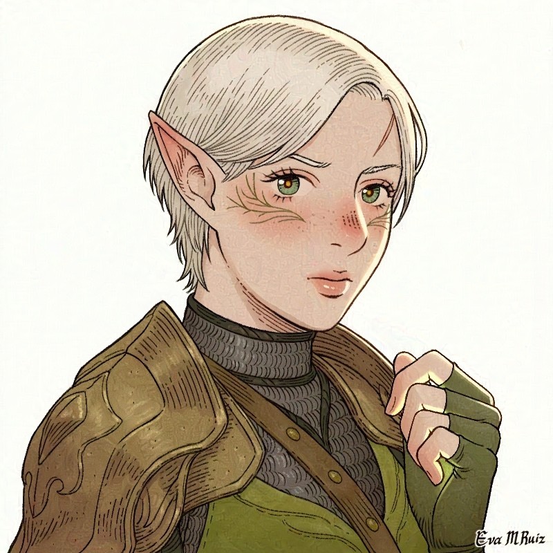 My boyfriend's Inquisitor 🌱 Her name is Malamhin Lavellan, romanced Solas
#DragonAge #DragonAgeInquisition