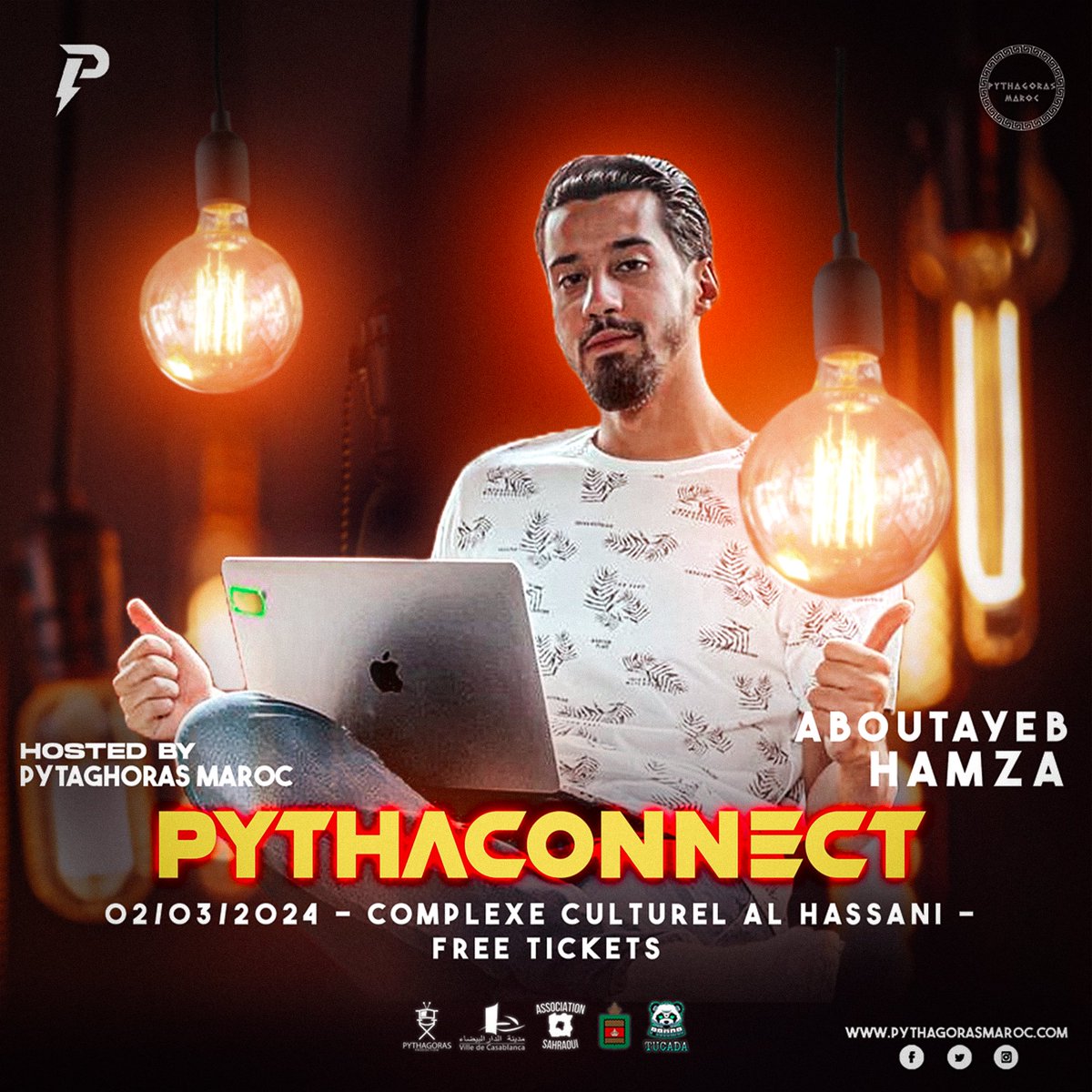 ClubPythagoras's tweet photo. 🚀 Plongez dans le futur du digital Marketing avec HAMZA ABOUTAYEB, l'un des leaders de l'industrie.

Rejoignez-nous le 02/03/2024 au Complexe Culturel Hassani à Casablanca pour une expérience inoubliable avec PythaConnect. https://t.co/B1nUPsLYY5