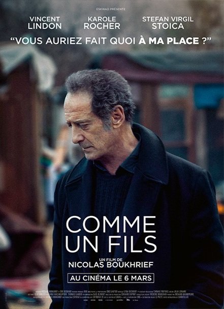 FuckCinephiles's tweet photo. Affiches pour #CommeUnFils de Nicolas Boukhrief avec Vincent Lindon, Karole Rocher et Stefan Virgil Stoica, en salles dès le 6 mars prochain. https://t.co/KwZSWDj5VR
