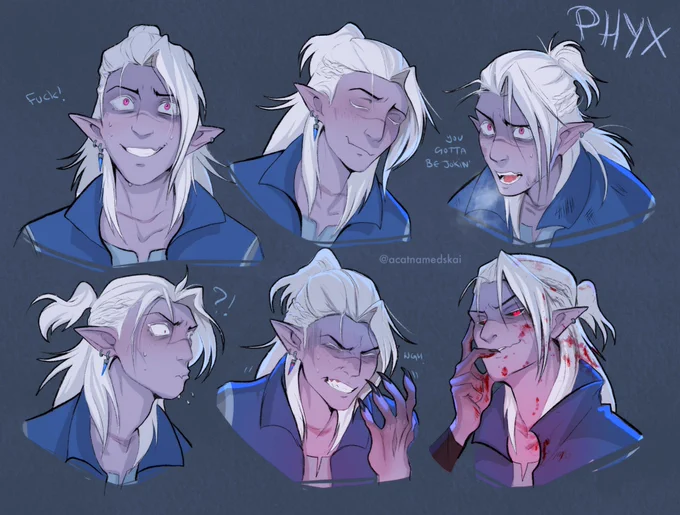 Little expression sheet of The Boy 