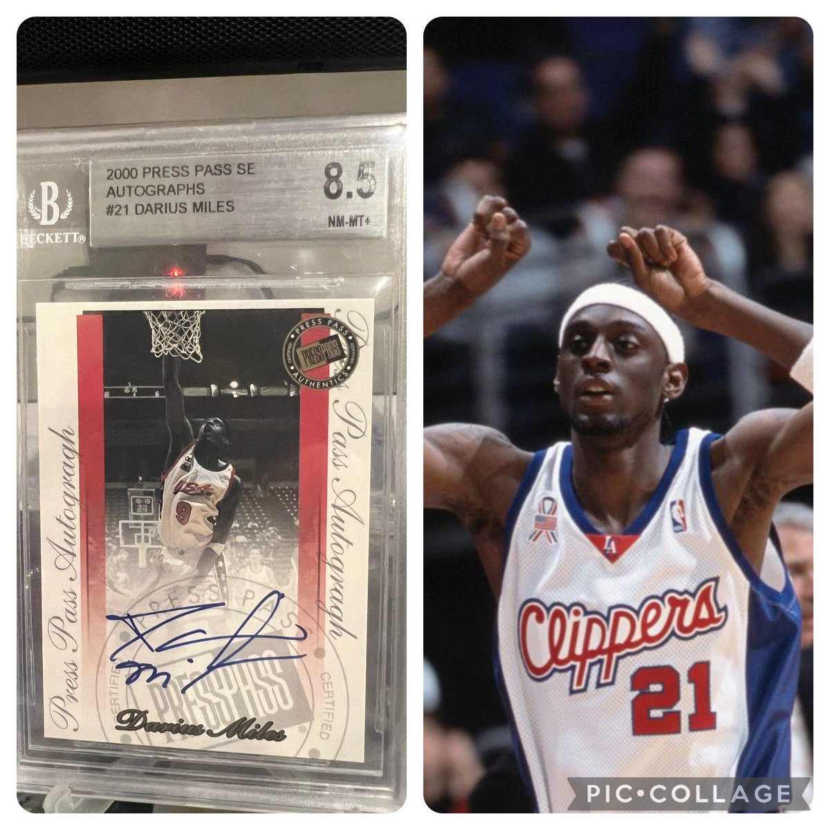ZewlanderCards's tweet photo. Fun card I picked for nostalgia. Who doesn’t remember the Quentin Richardson Darius Miles connection @CardPurchaser https://t.co/ylyBnu5na3