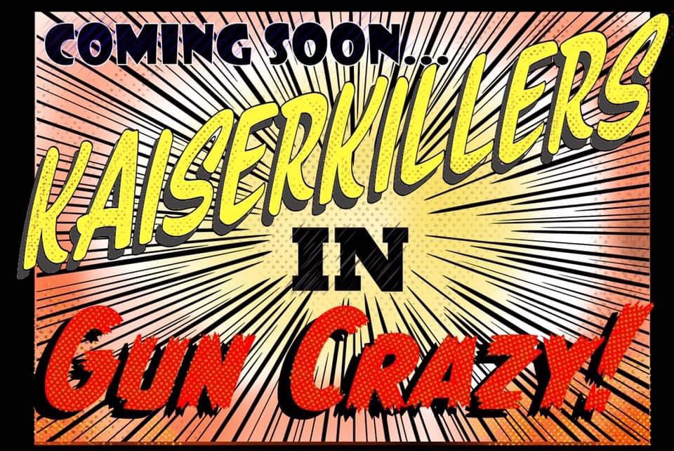 thejohnnyzero's tweet photo. Those Kaiserkillers boys @kaiserkillersuk have missing in action for a while now, but they will soon be back with a bang! New single, Gun Crazy is about to be released into the wild. #postpunk #alternativerock #indiemusic https://t.co/lEhPlkB0aC