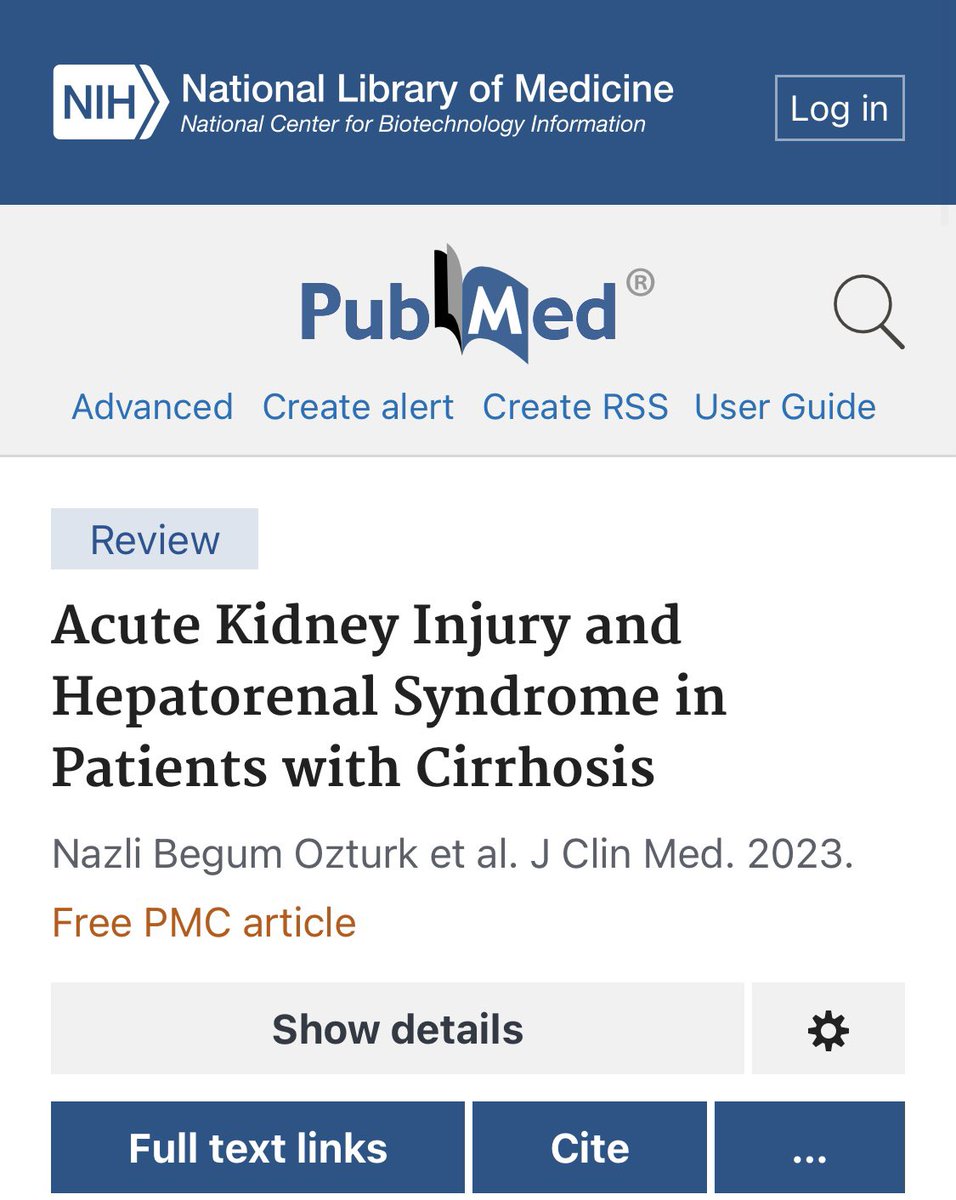 Our new paper on AKI & HRS-AKI in cirrhosis is out! ✅ Approach to AKI in cirrhosis ✅ Diagnosis and management of HRS-AKI ❓Differing ATN vs HRS-AKI ❓Utility of biomarkers mdpi.com/2077-0383/13/1…