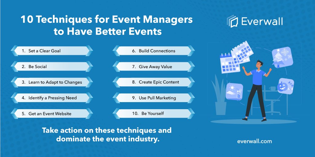 everwall's tweet image. Ready to elevate your events? Start with clear goals and set the stage for success. 

#EventProfs #EventGoals #SuccessTips