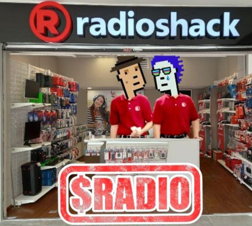 RADIOSHACKMEME's tweet photo. Two of your favorites hustling to save up for their crypto venture. @Poe_Ether and @realdogen are living and breathing examples of when you put a little duster and computer grease to grind to the top. Put the effort and you will become successful in your own way.

$RADIO #SOLANA https://t.co/4avFipngJK