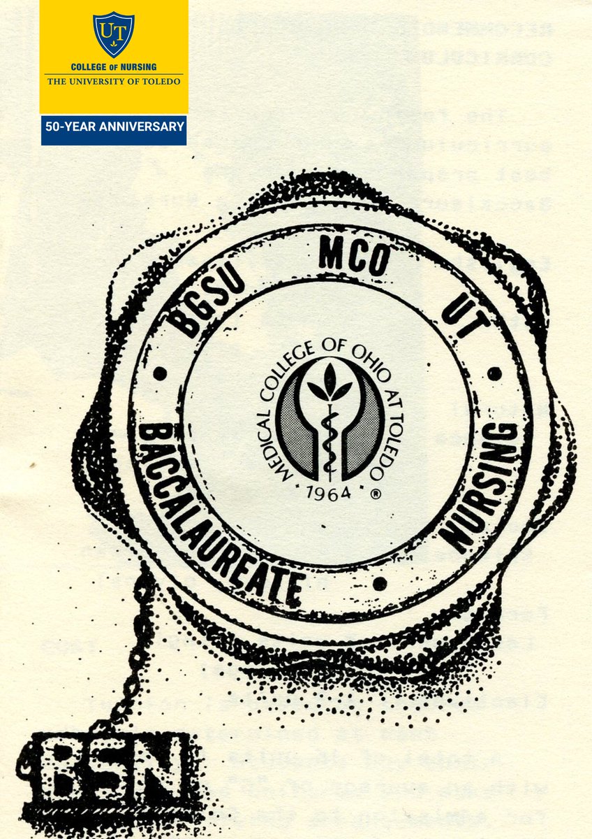 UTRocketNursing's tweet photo. The origins of the UToledo College of Nursing as a baccalaureate degree-granting program began 50 years ago in 1974 when The University of Toledo joined the BSN Consortium with the Medical College of Ohio and Bowling Green State University.
#gorocketnursing #50yearsanniversary https://t.co/ekERN8cBix