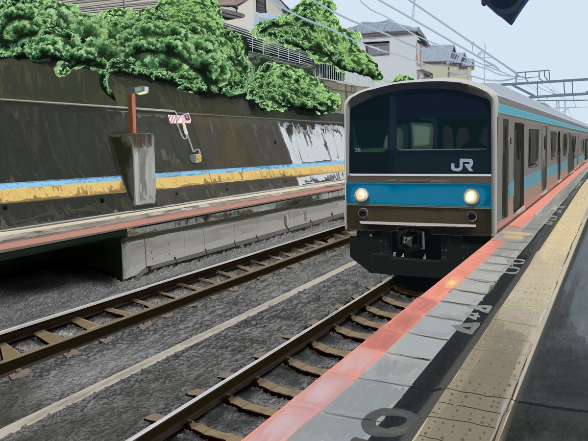 Makio_Man's tweet photo. JR West 205 series; digital rendering finished last summer. #trains https://t.co/VDxVrvgYRH