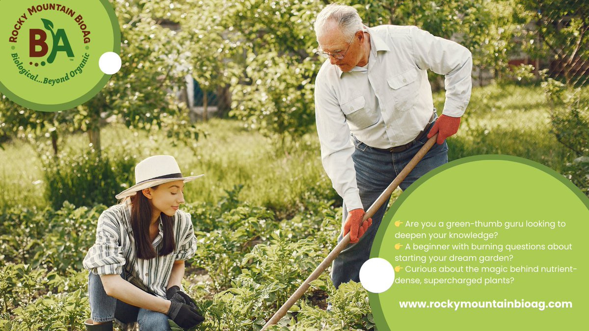 RkyMtBioAg's tweet image. Whether you're a seasoned pro or a budding green thumb, we're here to cultivate a community that grows together!
 Comment below with the questions YOU have about starting your garden this year!  #GardenMagic #NutrientDensity #GreenThumbTribe #GrowTogether
