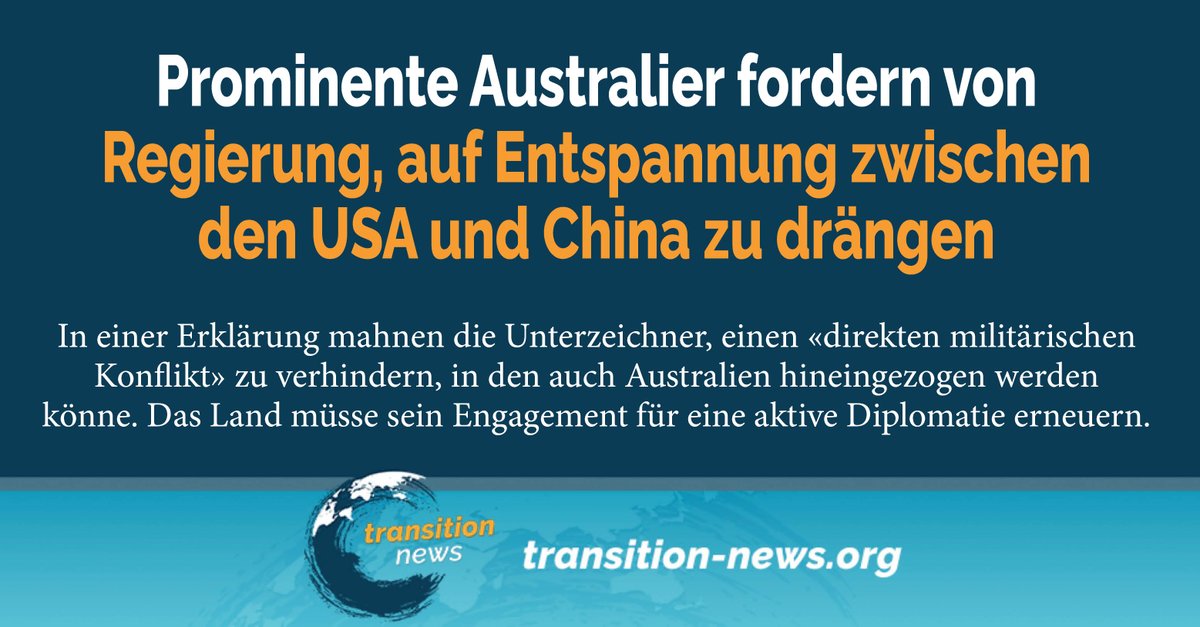 C_Transition2's tweet photo. #Australien könne dazu beitr., d. #Umfeld zu verändern. Das Land müsse sein Engagement für eine aktive #Diplomatie erneuern, d. in enger #Absprache mit seinen wichtigs. indo-pazif. #Nachbarn betrieben werde.
https://t.co/qlOUuHJ54s
#transitionnews #australien #diplomatie #China https://t.co/ygCIdwj2B1