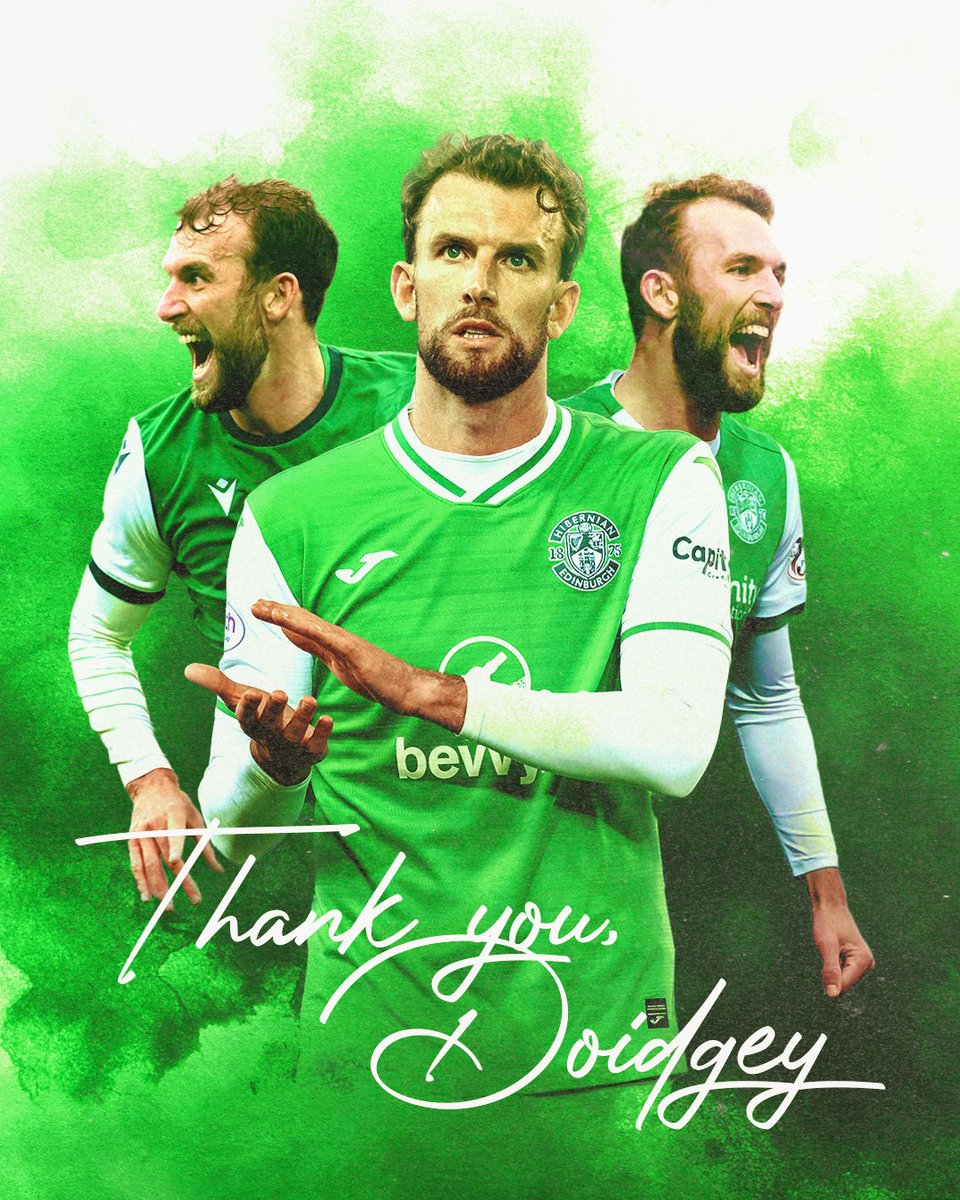 HibernianFC's tweet photo. Christian Doidge has joined English League Two side Forest Green Rovers on a permanent transfer.

Everyone at Hibernian FC would like to thank Doidgey for his efforts in green and white, and wish him all the best for the future 💚🤍

🗞️ https://t.co/bcpufBbuOp https://t.co/JHIOvo02Yd