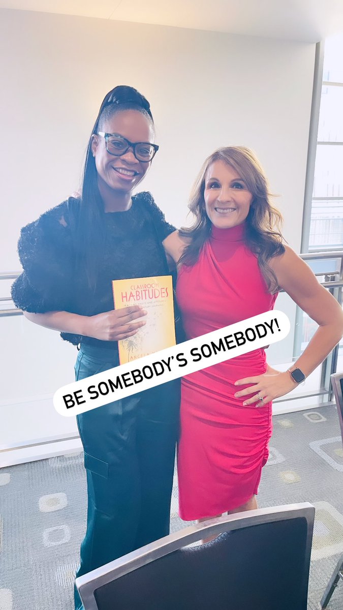 Thank you for your words of inspiration today.  May I always remember to be somebody’s somebody and let my students know and feel like that matter.❤️❣️ @AngelaMaiers @tasanet @abileneisd @Stafford_Lions #youmatter #TASA2024 #inspiringleaders #txtoy #RemarkableLeadership