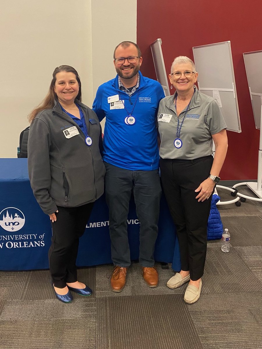 UNO_SoE's tweet photo. Thanks to @SCPPS fpr inviting our faculty to @DHSWildcats today to chat about opportunities @UofNO  #nolaed #unoproud https://t.co/1rJFLOSZs0