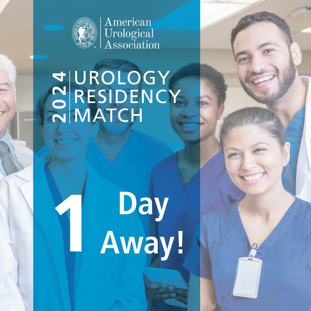 Only 1 Day left! ⏳

#AUAMatch #UROMatch #AUA #Urology