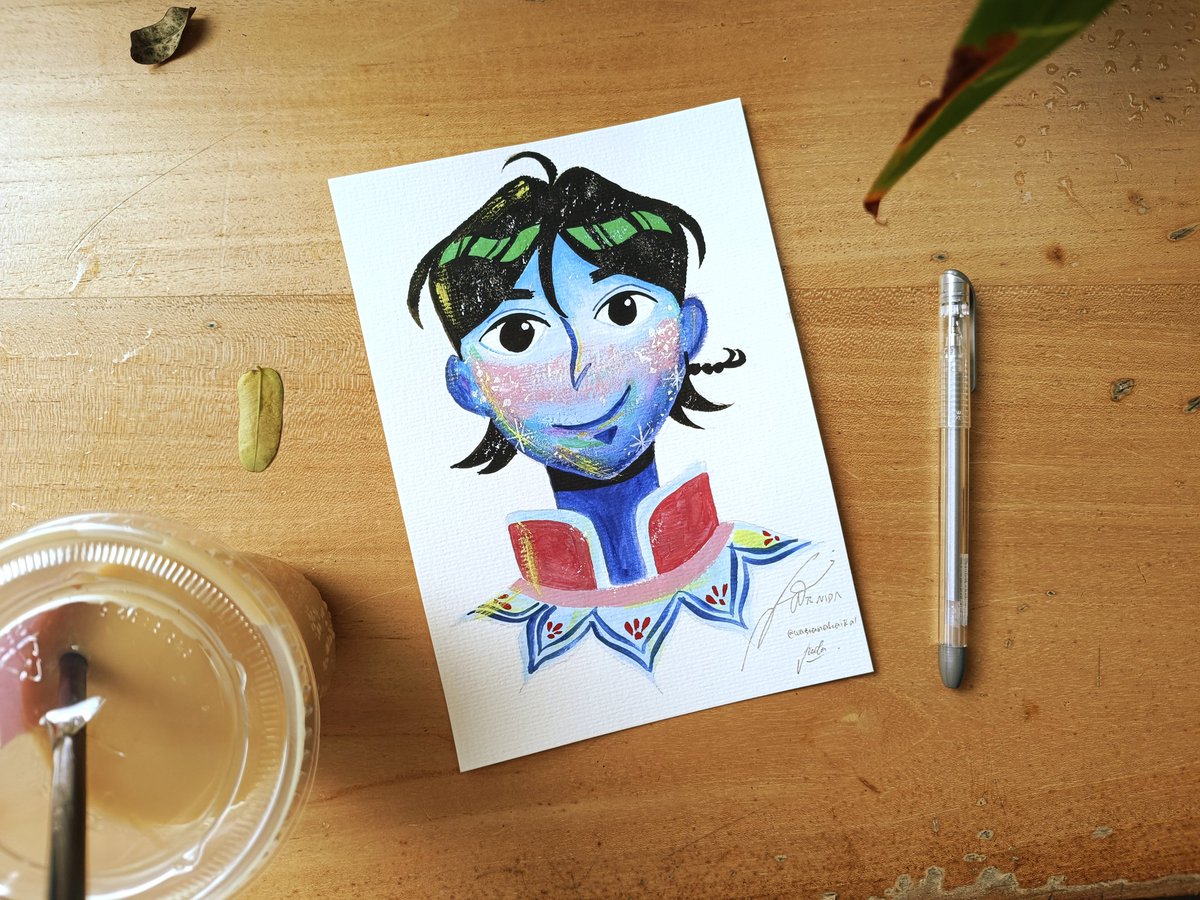 faitinggg's tweet image. gouache painting workshop bersama kak haikal 🖌️✨ @.wastanahaikal