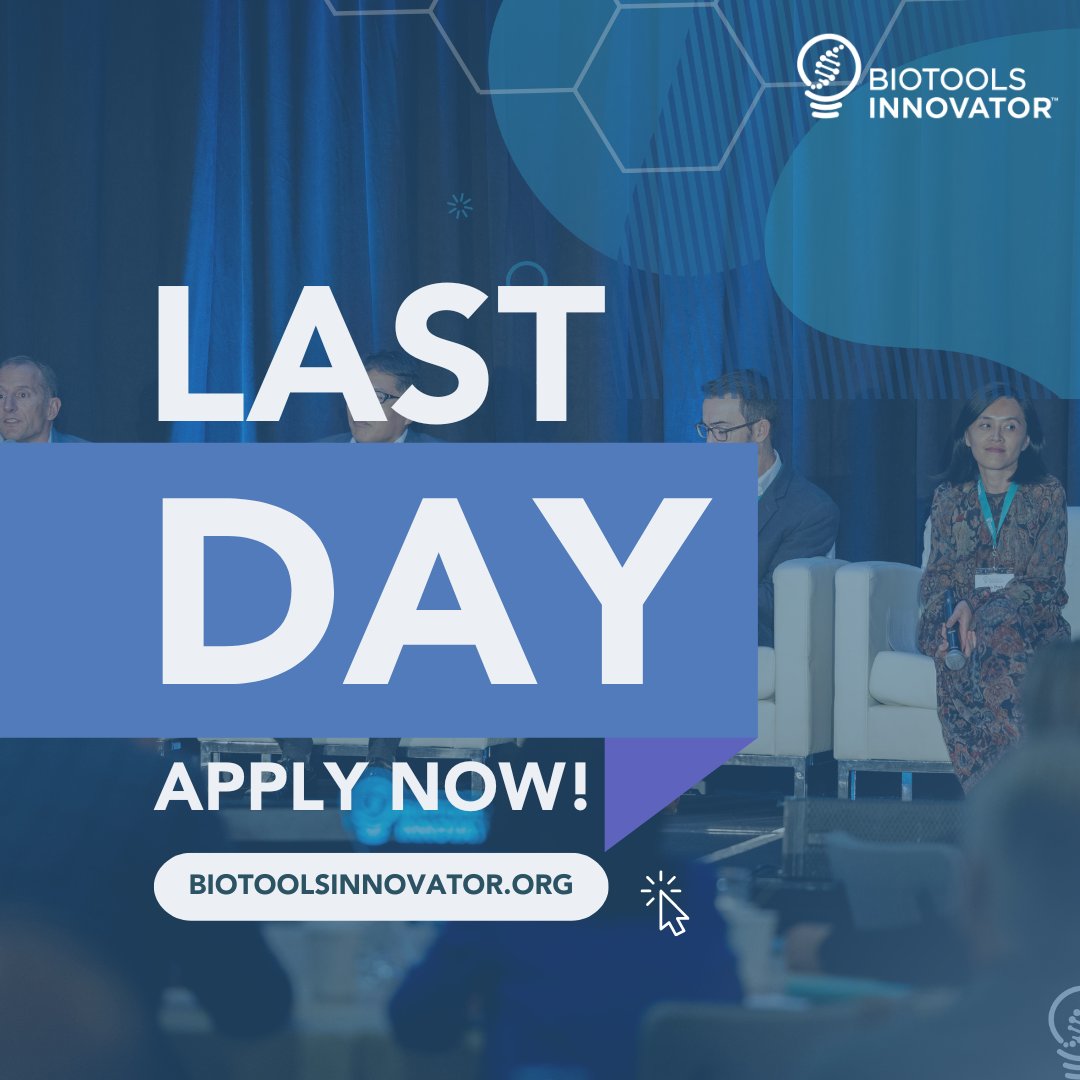 Final day to apply to BioTools Innovator 2024! ✨ The BTI program is customizable to address your obstacles and provide you with the visibility/resources to accelerate your company milestones. Visit our website to apply: lnkd.in/g_e_2xem. #bti #biotech #techbio #biotools