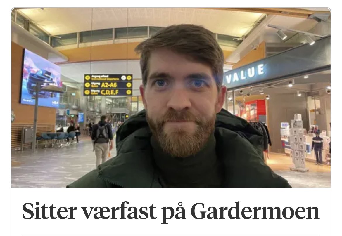 Lang dag for Fab, dette. Here we don’t go.