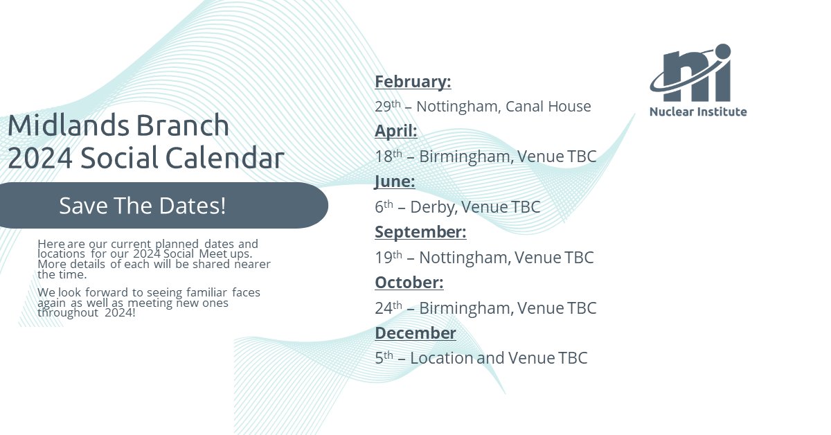 Save the Date!
As we kick off the new year, we wanted to share with you our planned 2024 socials - giving you plenty of notice to plan ahead.
More details will be released closer to each date.
2024 is looking to be a great year and we can't wait to see you all throughout!