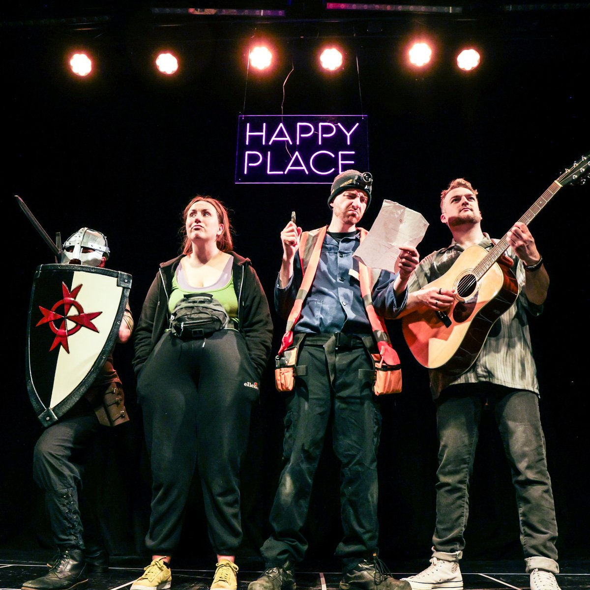 Don't miss Happy Place by <a href="/ForgetTheDog/">Forget About The Dog</a>. It is full of madcap comedy, puppetry, physical theatre and live music. Follow 4 strangers on an extraordinary journey as they find themselves locked inside their own Happy Place.

Sat 2 March | 7:30pm
Tickets at skiptontownhall.co.uk/whats-on/happy…