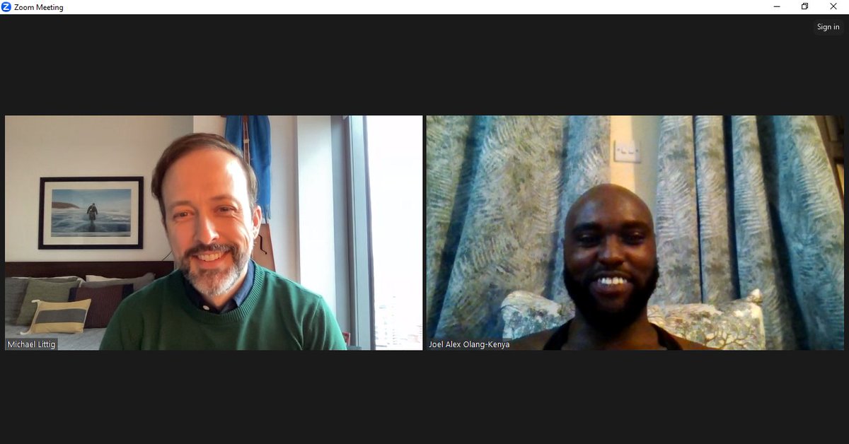 I just wrapped up a virtual brainstorm with @Michael_Littig a @fulbrightprgrm alum! Discussing how #AI & blockchain can empower refugees and migrants, watch this space for potential collab!✨ @WashFellowship @IREXintl @StateDept @GlobalTiesUS #citizendiplomacy #techforgood
