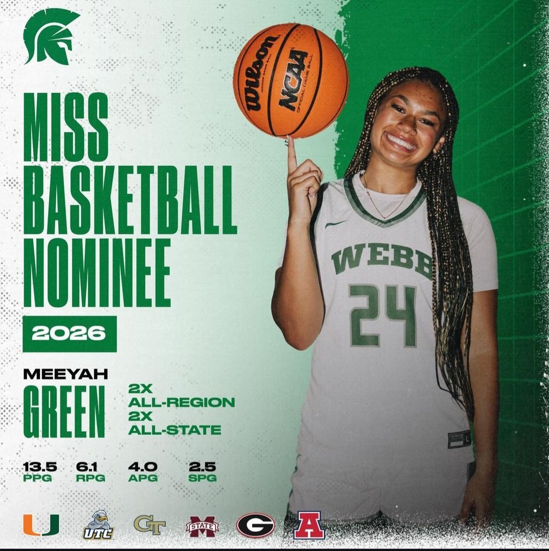 Thank you <a href="/LadySpartansBKB/">Webb Lady Spartans Basketball</a> for the nomination. Please consider for Tennessee D2 Private Miss Basketball. Thank you!
Career stats and counting
968 points
363 rebound
271 assist
123 steals
<a href="/5StarPreps/">5Star Preps</a> <a href="/prepxtra/">PrepXtra</a> <a href="/cecil_joyce/">Cecil Joyce</a> <a href="/TJ3rd_/">Toyloy Brown III</a> <a href="/Kreager/">𝑇𝑜𝑚 𝐾𝑟𝑒𝑎𝑔𝑒𝑟</a>