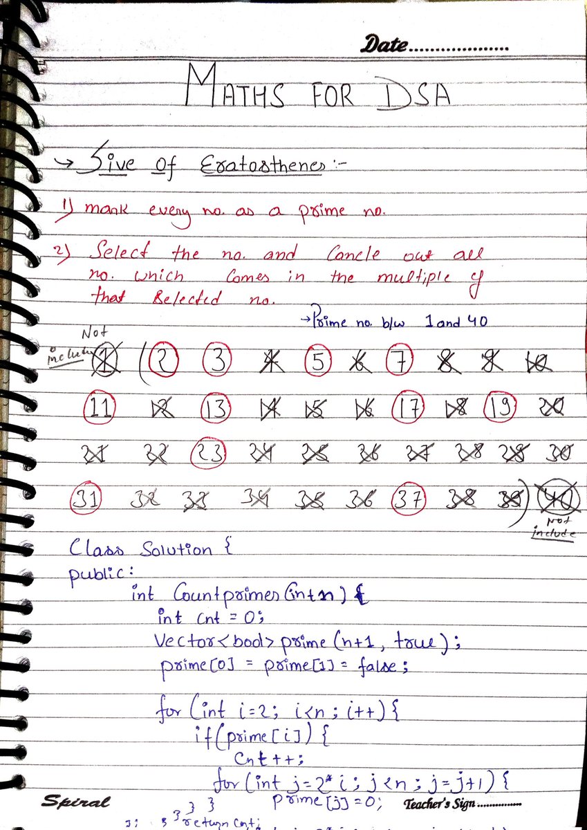 vikash_code's tweet image. 28/100 Days of learning DSA in Cpp.

Learnt about - Sive of eratosthenes and Solved prime no. Problems..

#100DaysOfCode #DSA #LearnInPublic
