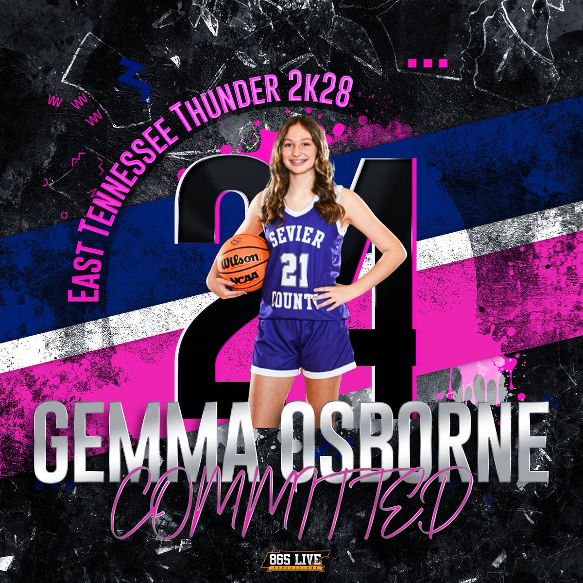 Welcome to the ETA THUNDER 2K28 TEAM!!! 
Gemma Osborne "Sevier County Jr High"