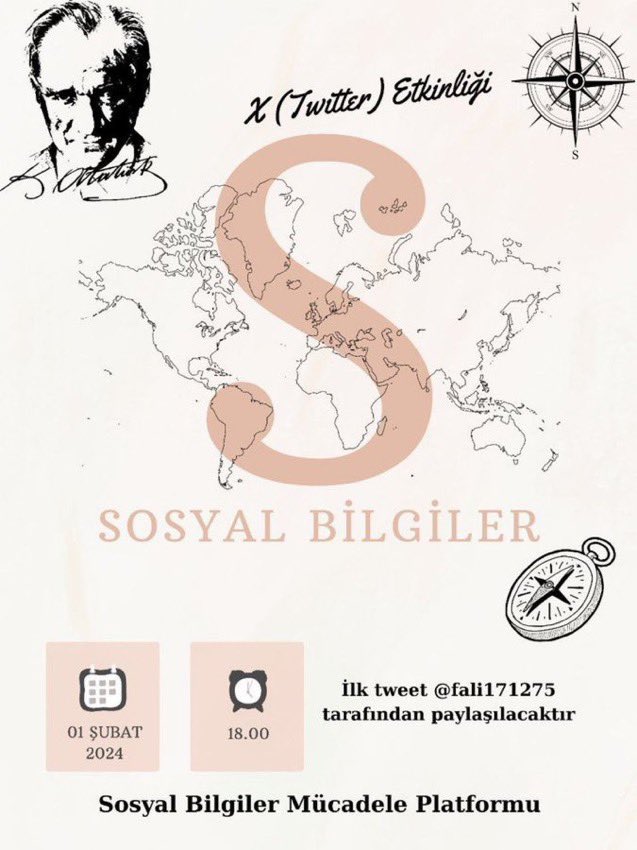 Sosyal Bilgiler dünün, bugünün ve yarının dersidir. Gereken değer ve önemin verilmesi niyetiyle buradayız. 

#SosyalBilgilertakipleşsin