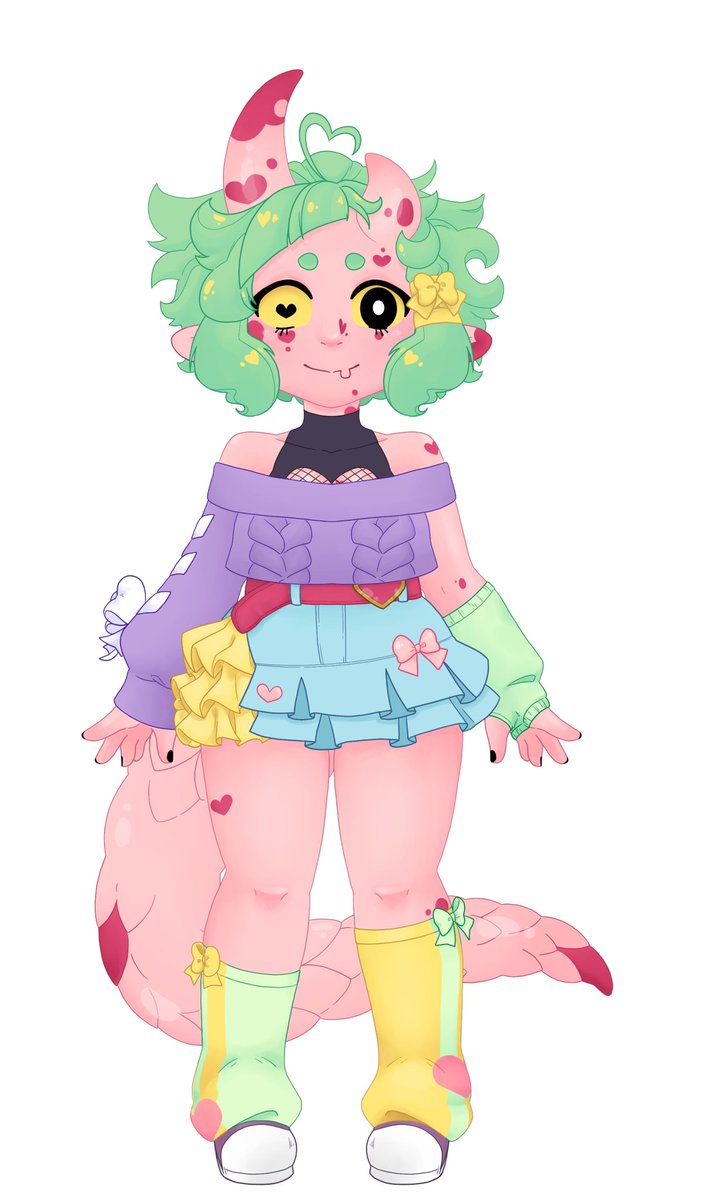dokiizutea's tweet photo. Heya Snackies! If you could pick out my clothes what would you have this greblin wear? uwu
#vtuber #forthememe https://t.co/C6jMEqWzpJ