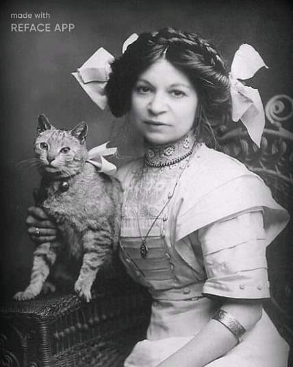 sunny_joni's tweet image. When your friends ask you to go out on Friday night, but you already have big plans.... #watchingamoviewithmycat #wildwoman #refaceapp