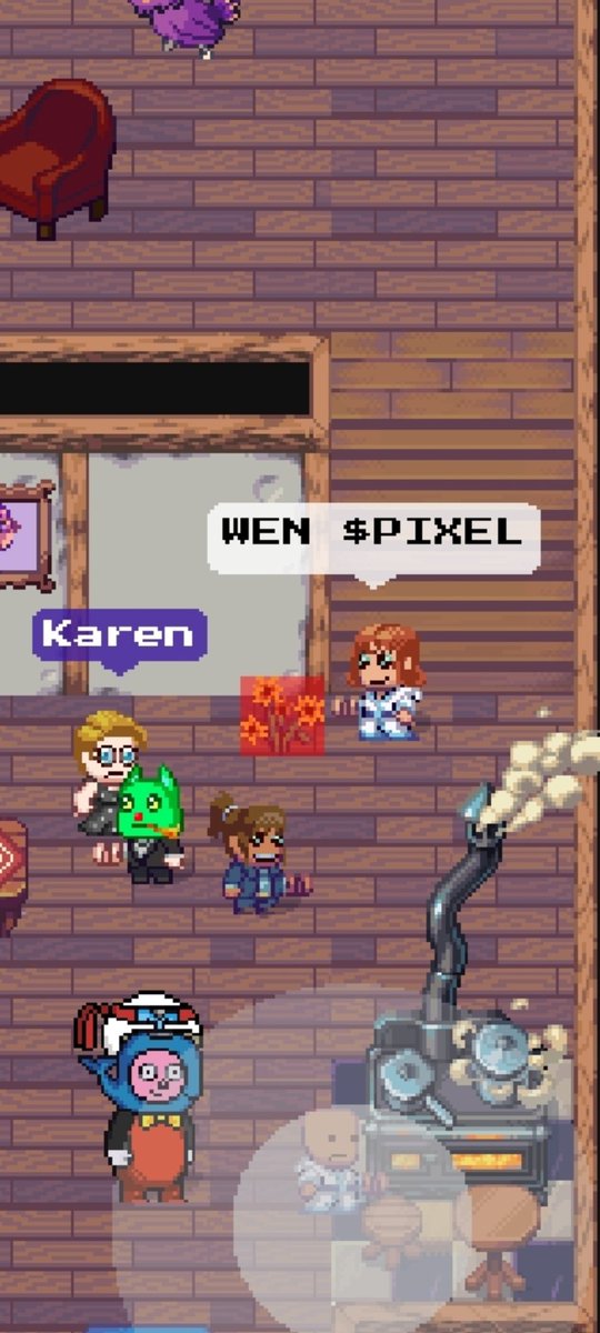 RichardDobson1's tweet photo. @pixel_barney Warmed up the stove, bought flowers to lovely Karen! WEN $PIXEL

@pixels_online https://t.co/LvFloPdXyn