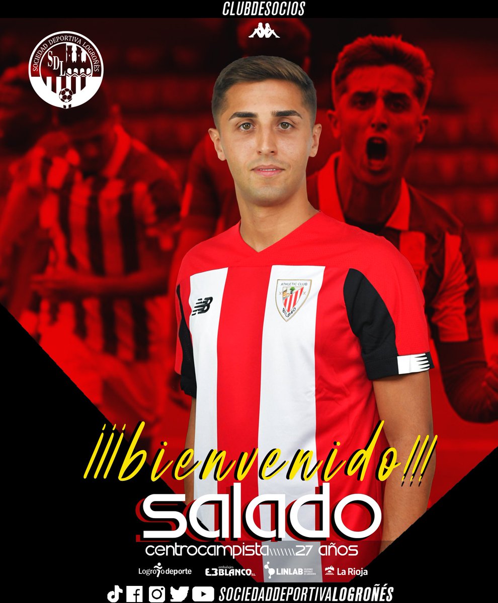 COMUNICADO | 🇦🇹

Antonio Salado, nuevo refuerzo blanquirrojo.

El polivalente futbolista, que estuvo a las órdenes de Larrazabal la pasada campaña en el Gernika, firma hasta final de temporada.

📰 sdlogrones.com/es/news/antoni…

#SomosDelLogroñés