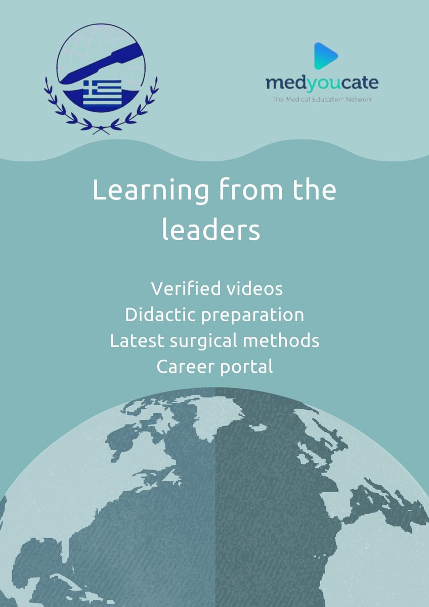 IncisionGR's tweet photo. We are pleased to continue Incision Greece's partnership with MedYouCate, the global e-learning platform for General- and Visceral surgery. 
MedYouCate benefits doctors in several keyways
Discover surgical educational videos and opportunities: https://t.co/R3eRkVdh1P https://t.co/wq4IVn9PGa