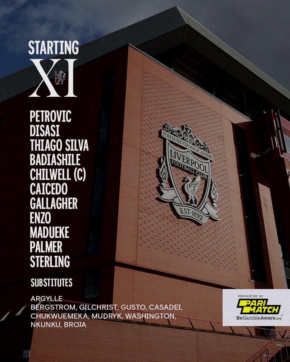 ChelseaFC's tweet photo. Here it is: tonight’s Chelsea team! 🔴🆚🔵

@ParimatchUK | #CFC | #LivChe https://t.co/zxaG7jyMgw