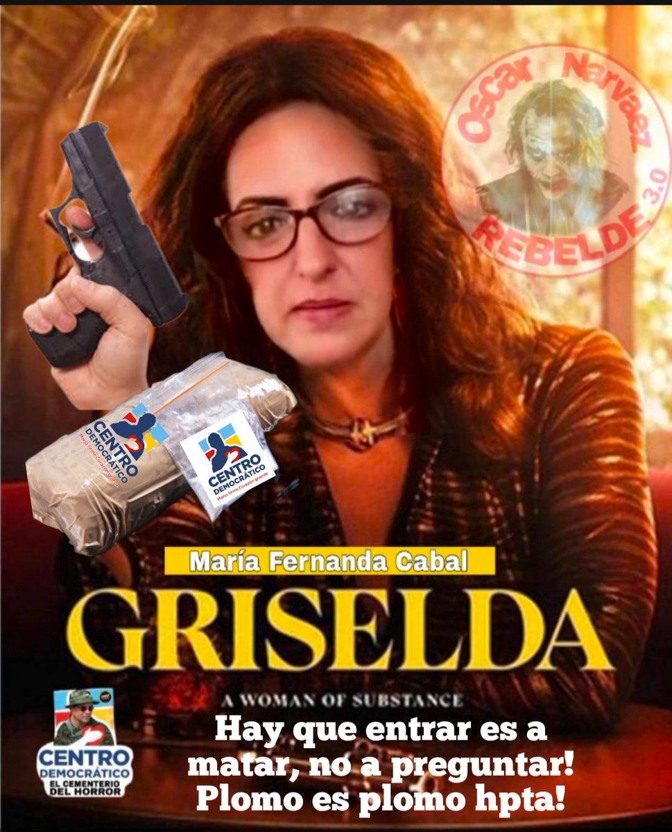 No me tumbes la merca Petro dictador 🤣
#GriseldaNetflix 
#LaMadrina 
#CentroDemocratico
#UribismoNarcoMafiosoYCriminal