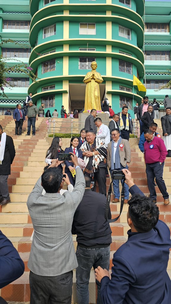 AlongImna's tweet photo. Thank you #DonBoscoCollege(Atonomous)Maram,Manipur for your love &amp; inclusiveness. Privileged to have a great time, A College of Higher Education of excellence. @NBirenSingh @manipur_cmo @PMOIndia https://t.co/Twuw4ufoGg