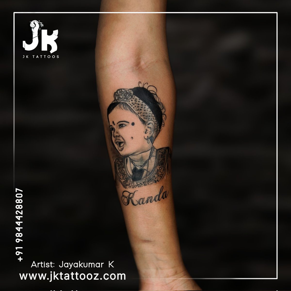 Jayakumar_hrr's tweet photo. New tattoos by jayakumar k jk tattoos harihara 9844428807 Call us at :-
📞+91-9844428807 
📞+91-8746960686 
Drop a mail : 📧 jayakumarkuberappasanke@gmail.com #jayakumartattooist #jktattoosharihar #tattooartistjk https://t.co/1ZRDqryK17