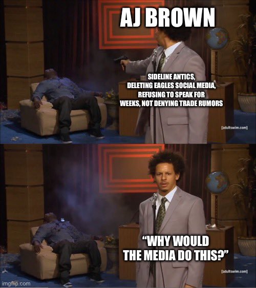 ThaBFG's tweet photo. Not my favorite AJ Brown interview #eagles https://t.co/izUHa1eHLh