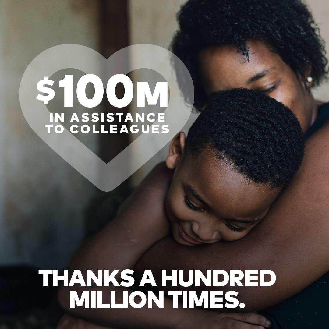Thanks to the generous support of our donors, the Hope Fund has reached a new milestone by providing $100M in assistance to help over 52,000 colleagues since its inception in 2005. #CareLikeFamily #OurHopeFund 

hcahopefund.com