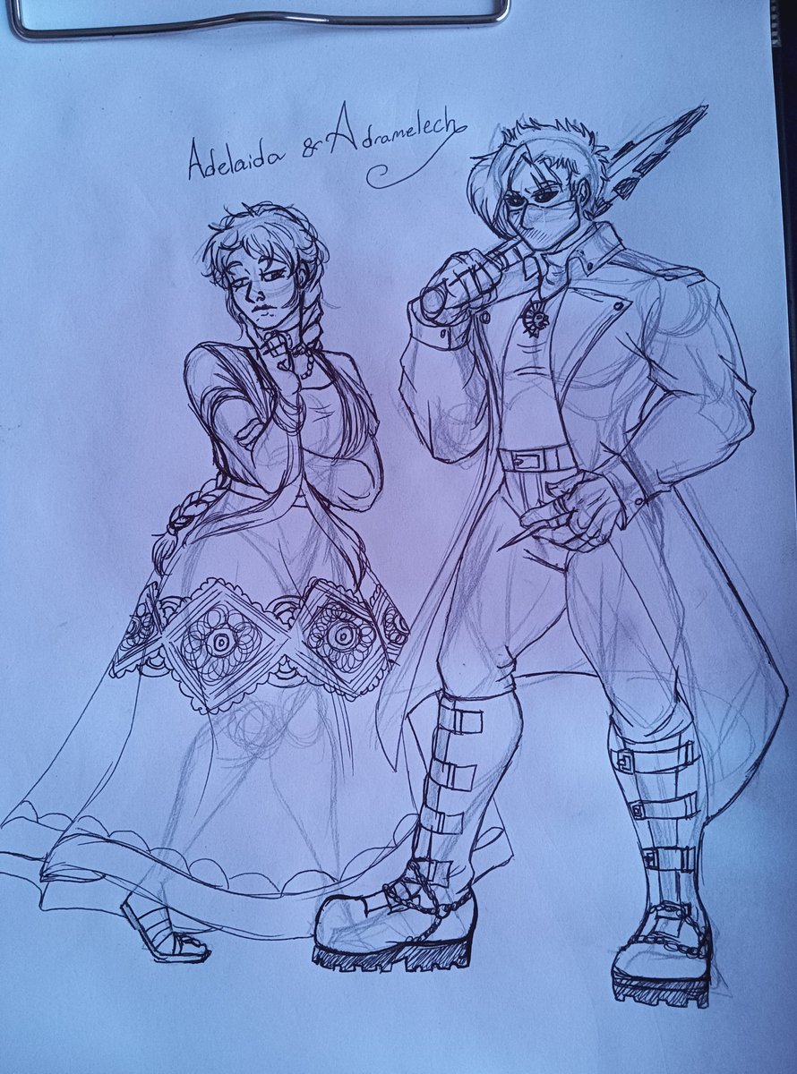 PumpkinThreat28's tweet photo. Dibujando mas de mis hijos porque literal los tengo mas botados q la ropa que todavia tengo que lavar xd
Estos niños son hermanos, se llaman Adelaida y Adramelech y pueees... Eso(?) Luego explico lore de ellos
#oc #OriginalCharacters #PersonajesOriginales #Adelaida #Adramelech https://t.co/4FD66mu9p7