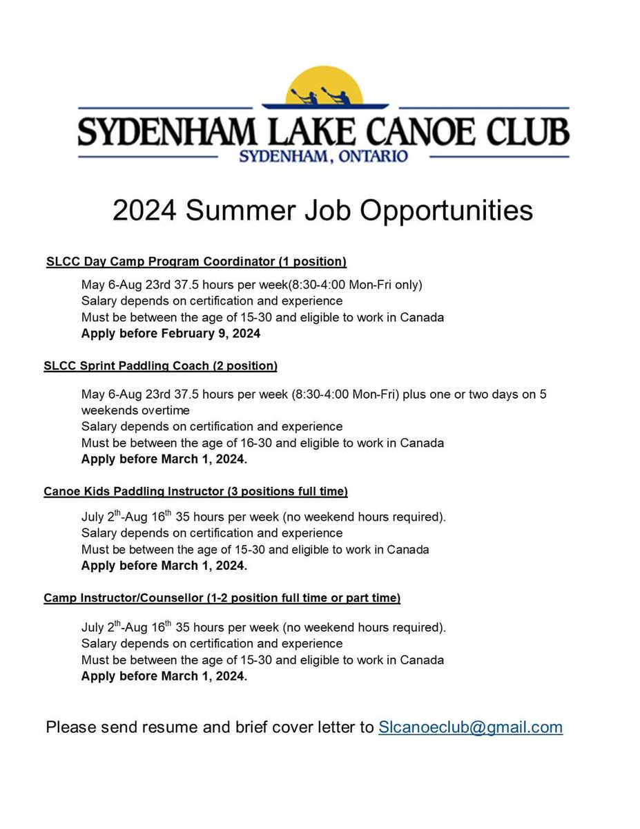 Looking for a #summer #work in #SouthFrontenac