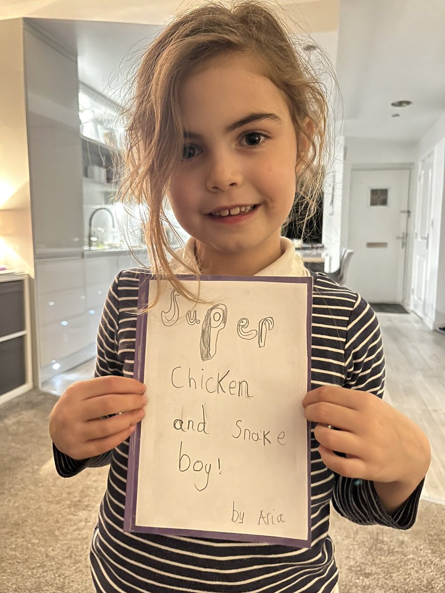 CatSumner1986's tweet photo. A has written her own story! ❤️ just got to finish all the illustrations and we will bring it to school @SpringvalePS https://t.co/akN7icF7PL