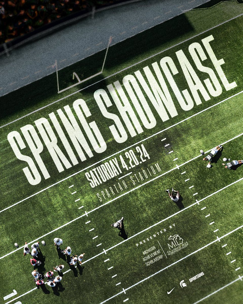 mark your calendars! 🏈 | Spring Showcase 📅 | April 20, 2024 📍 | Spartan Stadium