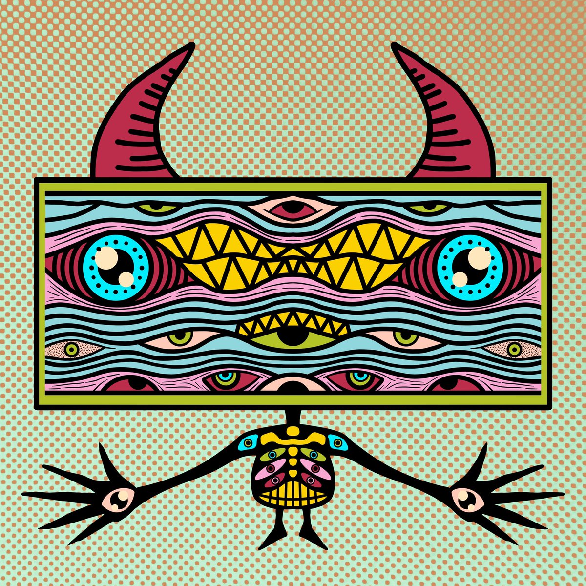bigbowlofgrits's tweet photo. •A LOW GROWL•
.
.
.
#bleakteeth #fang #eyes #horns #demon #design #Pareidolia #dailydrawing #pantone #procreate https://t.co/56JKWX35jY