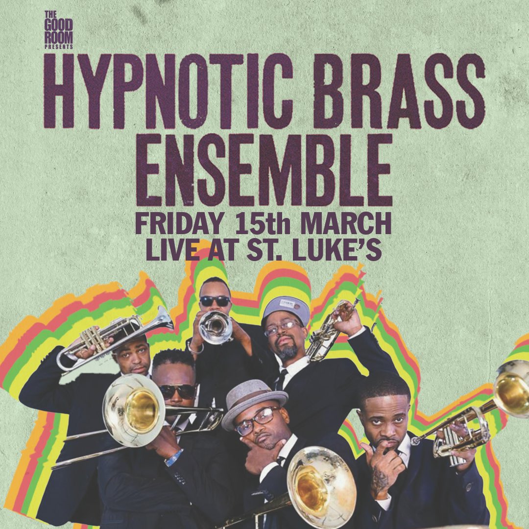 🌟 HYPNOTIC BRASS ENSEMBLE 🌟 Friday 15th March Bad boys of Jazz return for a special show this Paddys Weekend ☘️ 🎟 Tickets go on sale this Friday 2nd February at 10am from eventbrite.ie